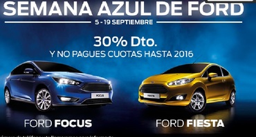 Llega la "Semana Azul" de Ford: Grandes descuentos del 5 al 19 de septiembre