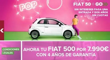 Fiat pone a la venta 500 unidades del 500 por 7.990 € con un completo equipamiento